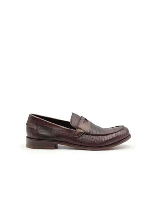 MOCASSINO FASCETTA LASERATA MARRONE JP DAVID | 2580/1PAPUATDM